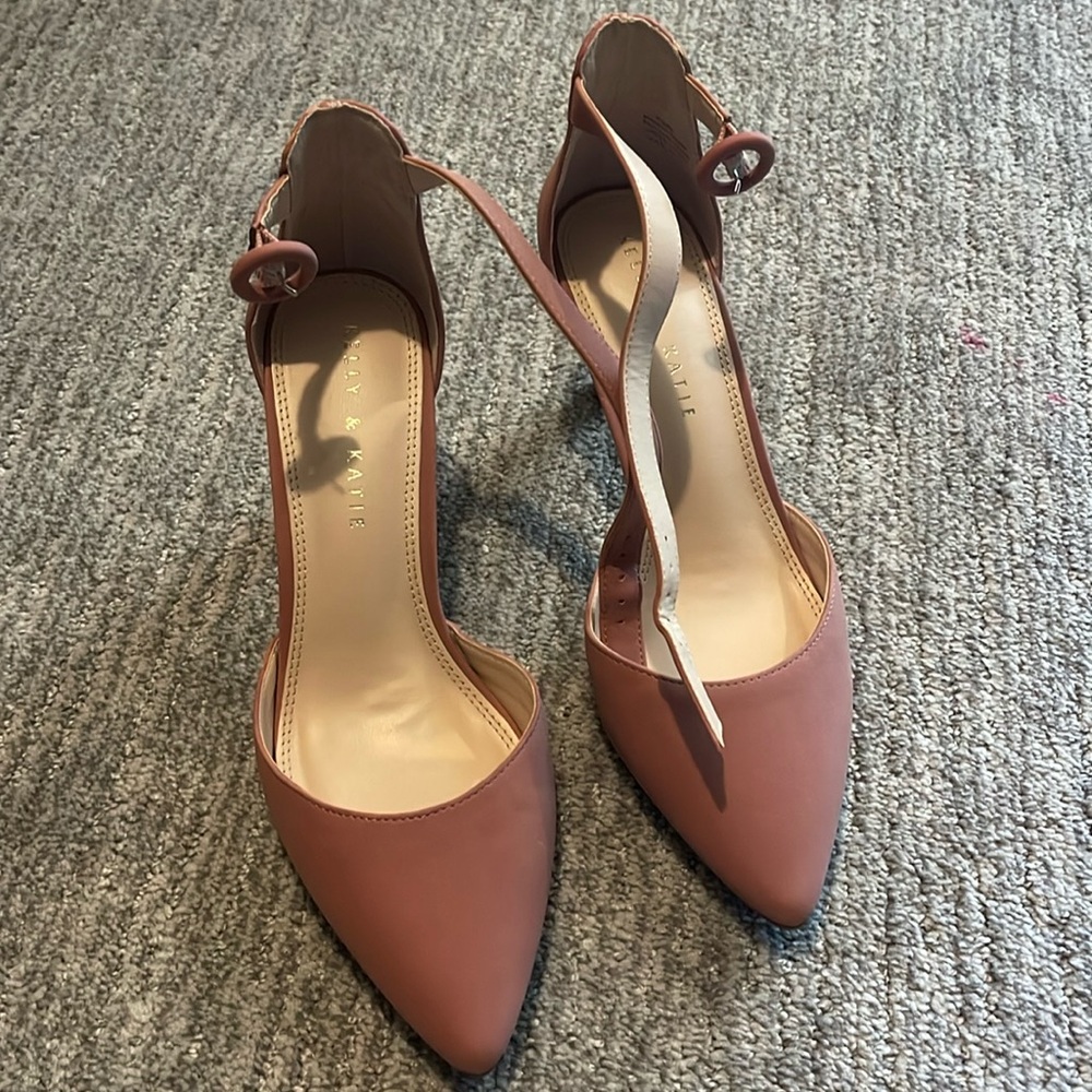 Kelly & Kate heels with ankle strap